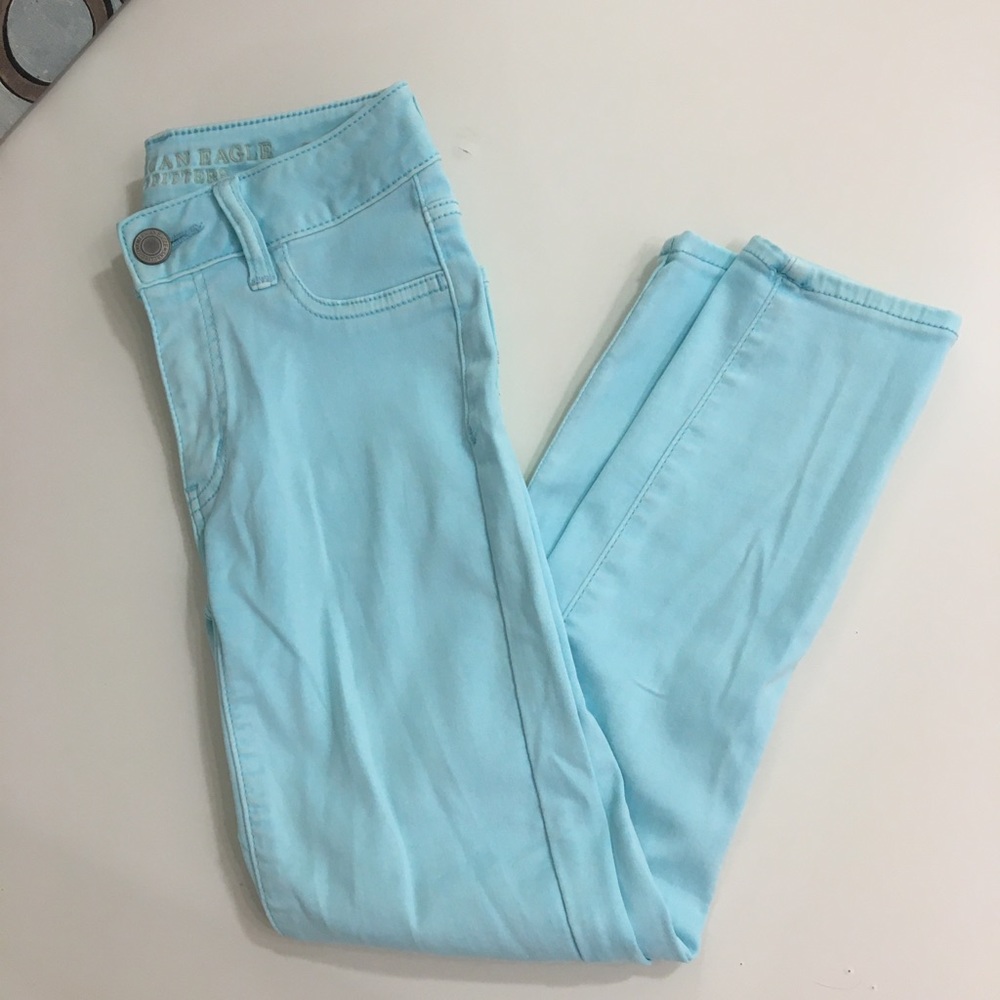 NWOT American Eagle Blue Ankle Length Jegging